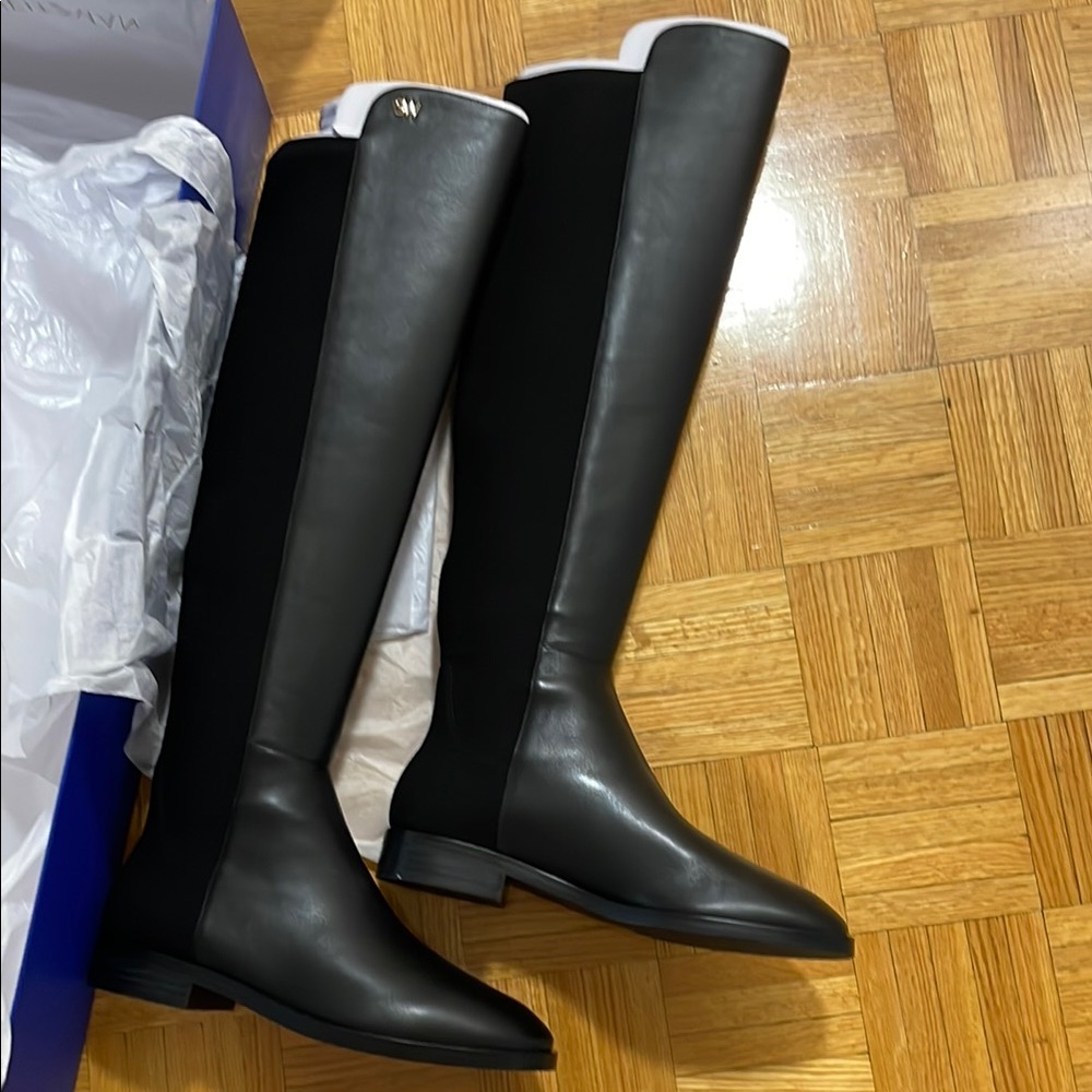 Stuart Weitzman Blue Over the Knee Boots